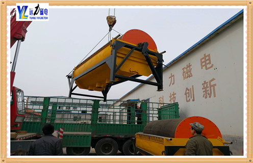 永磁磁選機(jī)，河南尾水盤(pán)式永磁選機(jī)_河南尾水盤(pán)式永磁選機(jī)磁場(chǎng)強(qiáng)度工作原理一般為多少_磁塊如何排列